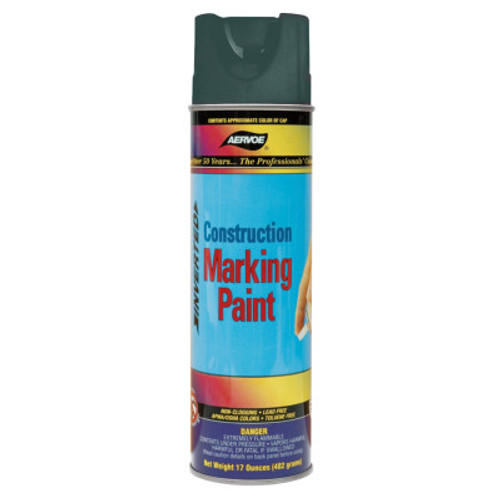 Aervoe Industries Construction Marking Paints, 20 oz , Black, 12 CAN, #251
