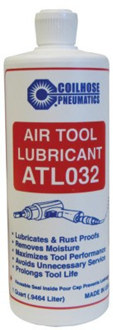 Coilhose Pneumatics Air Tool Lubricants, 32 oz, Bottle, 12 BLT/CS, #ATL032P12
