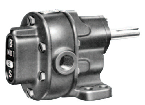 BSM Pump S-Series Pedestal Mount Gear Pumps, 1/2 in, 9 gpm, 200 PSI, No Relief Valve, CW, 1 EA, #713202