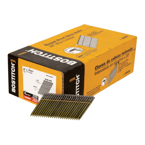 Bostitch 2" X .113", 28 Degree, Smooth Shank, Wire Weld Framing Nails, #S6D-FH (2,000/Pkg)