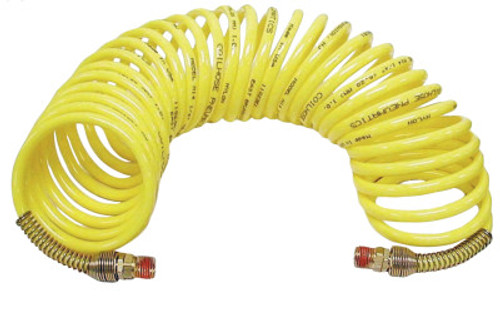 Coilhose Pneumatics Nylon Self-Storing Air Hoses, 3/8 in I.D., 12 ft, 1 EA