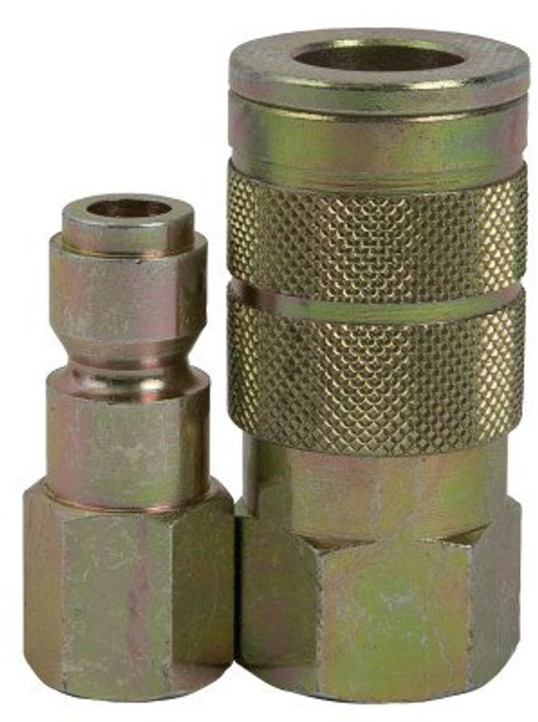 Bostitch 14F Industrial 1/4" Series Hose Coupler Kit With 1/4" NPT Thread, 1/4", F, #IHKIT-14F (4/Pkg) Bostitch 14F Industrial 1/4" Series Hose Coupler Kit With 1/4" NPT Thread, 1/4", F, #IHKIT-14F (4/Pkg)