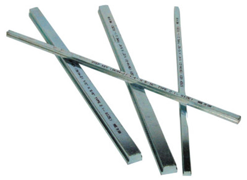 Precision Brand Zinc Plated Step Keystocks, 1/2" x 1/4" x 5/8" x 5/16" Step x 12", Type 2, 1 EA, #15815