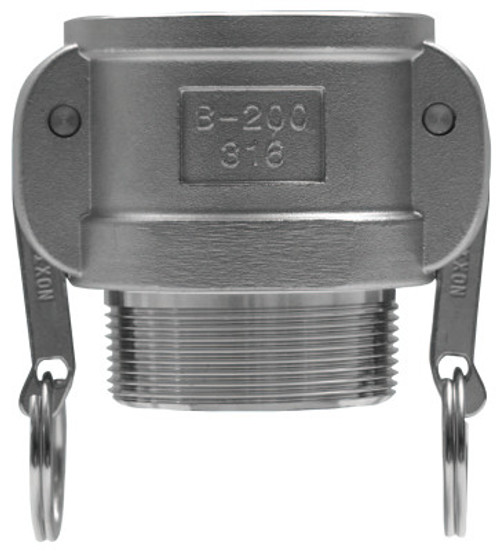 Dixon Valve Global Type B Couplers, 3 in (NPT), 316 Stainless Steel, 1 EA, #G300BSS