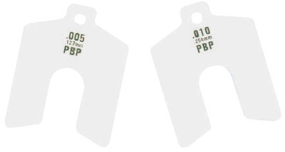 Precision Brand Decimal Slotted Shim Refill Packages, 0.001", Stainless Steel 300, 0.05 x 5 x 5, 5 PKG, #42550