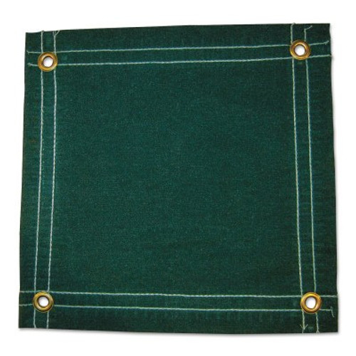 Anchor Products Protective Tarps, 7 ft Long, 5 ft Wide, Green Canvas, 1 EA, #92541