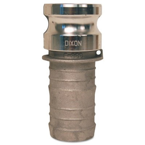 Dixon Valve Global Type E Adapters, 1 in, Hose Barb/Male, Aluminum, 1 EA, #G100EAL Dixon Valve Global Type E Adapters, 1 in, Hose Barb/Male, Aluminum, 1 EA, #G100EAL