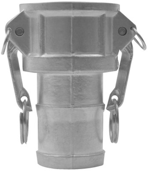 Dixon Valve Global Type C Couplers, 4 in (NPT), Aluminum, 1 EA, #G400CAL