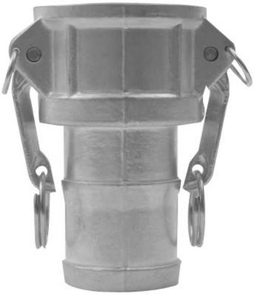 Dixon Valve Global Type C Couplers, 4 in (NPT), Aluminum, 1 EA, #G400CAL