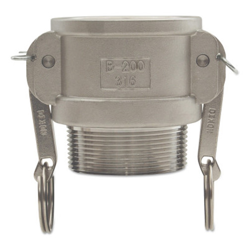 Dixon Valve Global Type B Couplers, 1 in (NPT), 316 Stainless Steel, 1 EA, #G100BSS