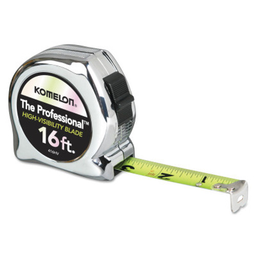 Komelon USA High Viz Professional Tape Measures, 3/4 in x 16 ft, 4 BX, #416HV