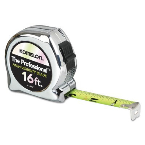 Komelon USA High Viz Professional Tape Measures, 3/4 in x 16 ft, 4/BX, #416HV Komelon USA High Viz Professional Tape Measures, 3/4 in x 16 ft, 4/BX, #416HV