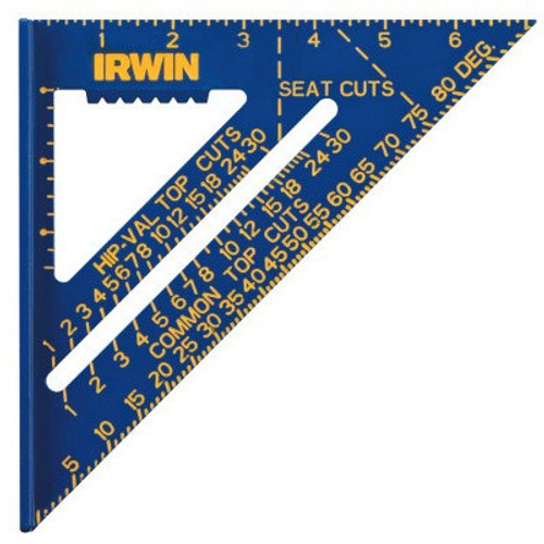 Irwin® Aluminum Rafter Squares, 12", 2 Scales, Aluminum, #IR-1794465 (5/Pkg) Irwin® Aluminum Rafter Squares, 12", 2 Scales, Aluminum, #IR-1794465 (5/Pkg)