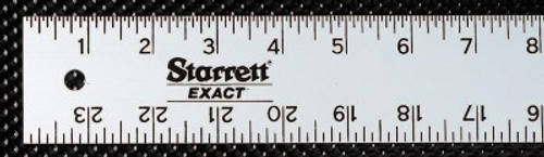 L.S. Starrett Aluminum Straight Edge Rulers, 24 in, Aluminum, 5 EA, #36090