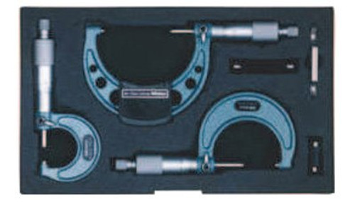 Mitutoyo Series 103 Mechanical Micrometers, 0 in-3 in, .001 in, Varied, 1 ST, #103929
