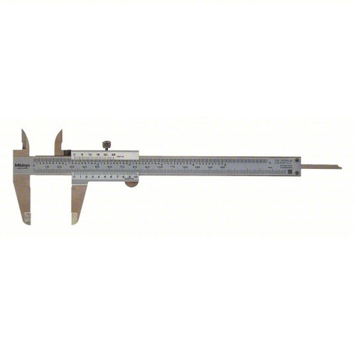 Mitutoyo Series 530 Vernier Calipers, 0 in-6 in, Hardened  Steel, 1 EA, #530312