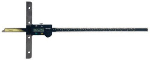 Mitutoyo Digimatic Depth Gage, with SPC Output; Gage, Dig, 0-18"/0-450 mm, 1 EA, #57121410 Mitutoyo Digimatic Depth Gage, with SPC Output; Gage, Dig, 0-18"/0-450 mm, 1 EA, #57121410