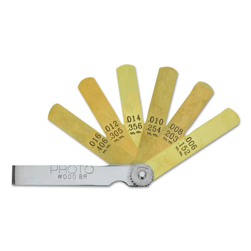 Stanley Products Feeler Gauge Set, 6 Blades, Non-Mag EDP#53024, 1 ST #000BR