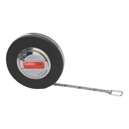 Lufkin Anchor Measuring Tapes, 3/8 in x 50 ft, 1/10 in, 1 EA #C213DN