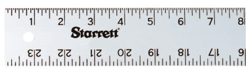 L.S. Starrett Aluminum Straight Edge Rulers, 36 in, Aluminum, 10 BOX, #36091