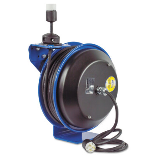 Coxreels EZ-Coil Power Cord Reels, 12/3 AWG, 20 A, 50 ft, 1 EA, #EZPC135012A