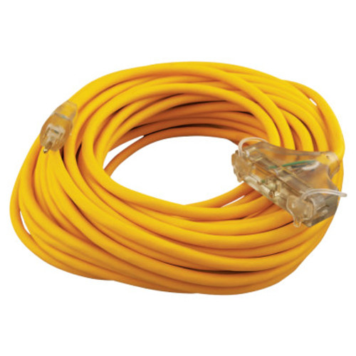 CCI Tri-Source Polar/Solar Multiple Outlet Cord, 100 ft, 3 Outlets, 1 EA, #3489SW0002