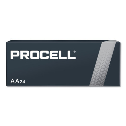 Duracell Procell Batteries, Non-Rechargeable Alkaline, 1.5 V, AA, 24 PK, #DURPC1500BKD