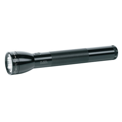 MAG-Lite ML300L Flashlight, 3 D, Black, 625 lumens, 1 EA, #ML300LS3015