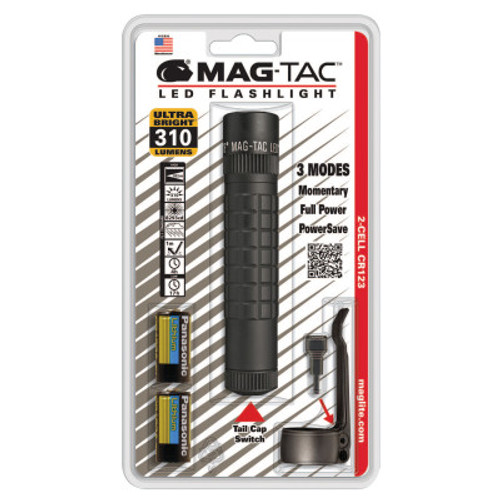 MAG-Lite MagTac 3-Function LED Flashlights, 310 lumens, 1 EA, #SG2LRE6