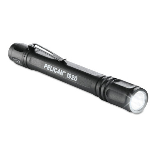 Pelican? 1920 LED Flashlights, 2 Batteries, AAA, 224 lm, Black, 1 EA, #192000000000