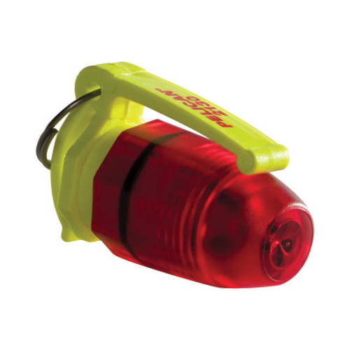 Pelican? Mini Flasher Specialty Lights, 2 Batteries, L1154 1.2V, 4.7 lm Red/Yellow, 12 EA, #2130010245