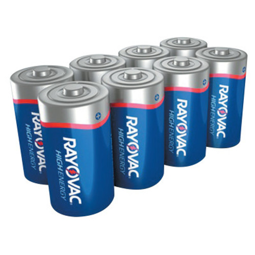 Rayovac FUSION Advanced Alkaline Batteries, C, 1.5 V, 56 CA, #8148LTFUSK