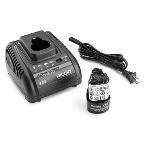 Ridgid Tool Company 12V Advanced Lithium Battery Charger, For PEX-One PEX Tool, 1 EA, #55193