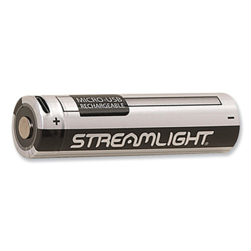 Streamlight 18650 USB Rechargeable Lithium-Ion Batteries, 3.7 V, 2 PK, #22102