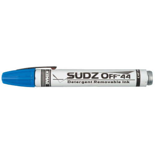 ITW Pro Brands SUDZ OFF Detergent Removable Temporary Markers, Blue, Medium, 12/PK, #91938