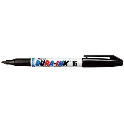 Markal Dura-Ink 15 Markers, Blue, 1/16 in, Felt, 1/EA, #96025