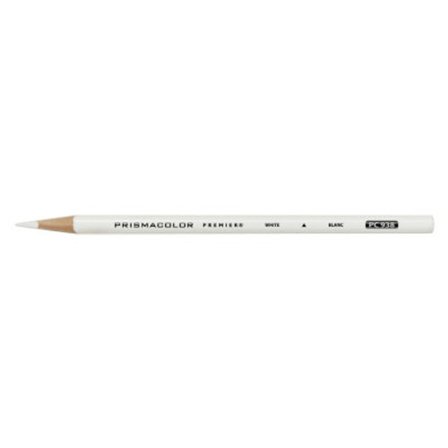 Sanford Prismacolor Thick Lead Art Pencils, Soft, White, 12/DOZ, #3365