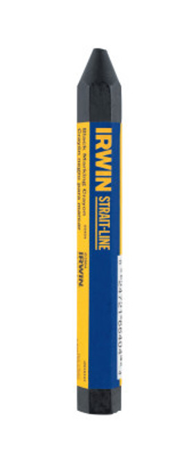 Irwin Strait-Line® Lumber Crayons, 4 1/2", Black, Bulk, #IR-66404 (12/Pkg)