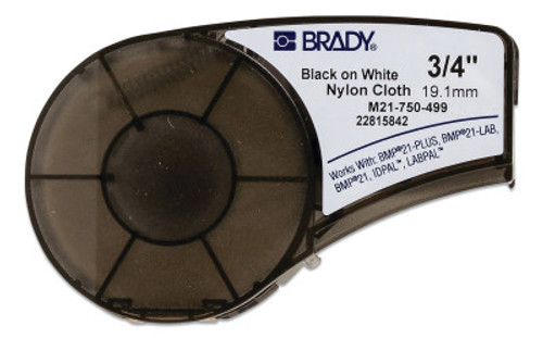 Brady CART M21 B499 0.75" X 16' BLK/WHT, 1/EA, #M21750499
