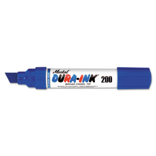 Markal Dura-Ink 15 Markers, 5/8 in Tip, Felt, Blue, 24/CS, #96915