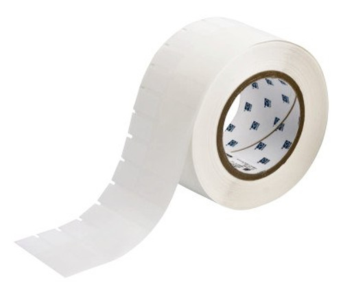 Brady Thermal Transfer Printable Labels, 1 1/2 in x 2 5/8 in, White/Translucent, 1/RL, #THT1534613