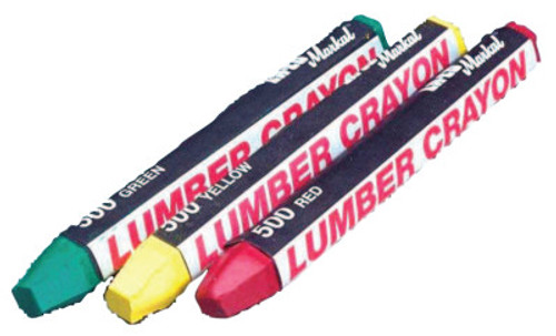 Markal Tyre Marque Rubber Marking Crayons, 1/2 in X 4 5/8 in