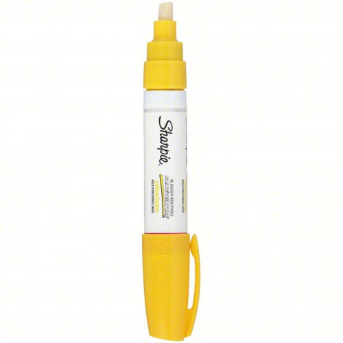 35568 Sharpie Oil-Based Paint Marker, White Ink, Bold Chisel Tip