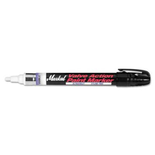 Markal Valve Action Paint Marker Ultra Violet, Invisible UV, 1/8 in, Medium, 1/EA, #97054
