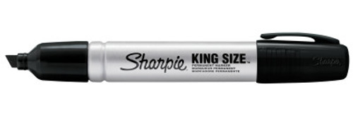 Sharpie King Size Permanent Marker, Chisel Tip, Red, Dozen, 12/DZ, #15002