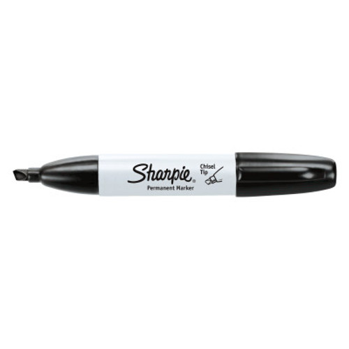 Sharpie Chisel Point Permanent Markers, Black, Chisel, 2 per set, 6/BX, #38262PP