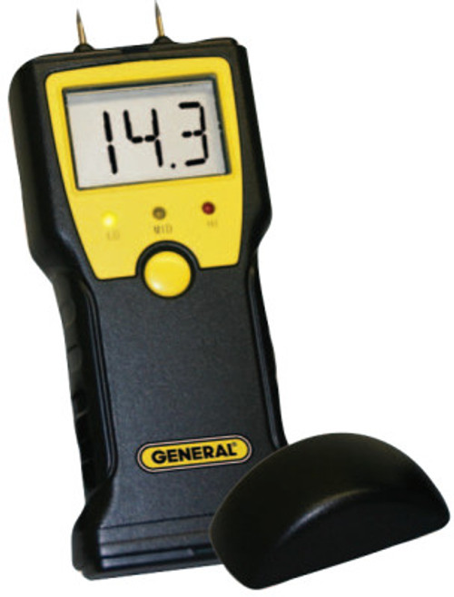 General Tools Digital/LED Moisture Meters, Pin Type, 1/EA, #MMD4E