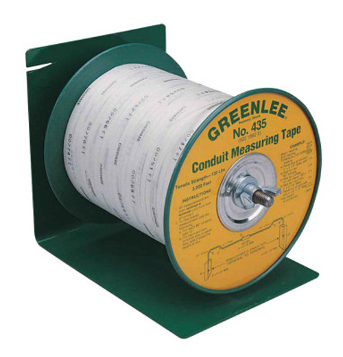 Greenlee Poly-Measuring Tape, 3/16 in W, Waterproof Polyester, 3000 ft, 1/EA, #50215620