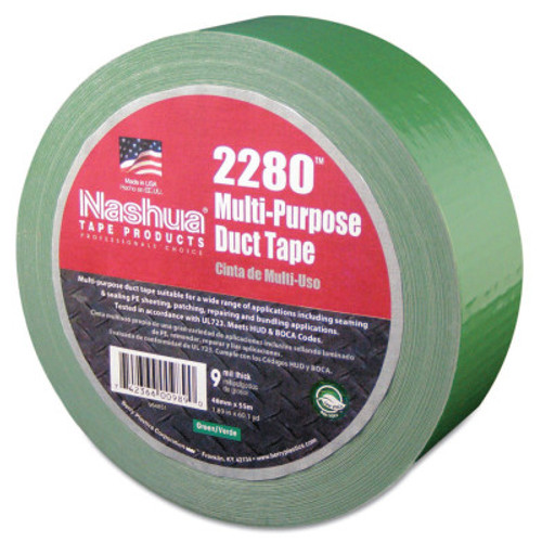 Berry Global 2280 General Purpose Duct Tapes, Green, 55m x 48mm x 9 mil, 24/CA