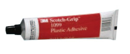 3M Scotch-Grip Plastic Adhesive 1099, 5 oz, Tube, Light Tan, 1/TB